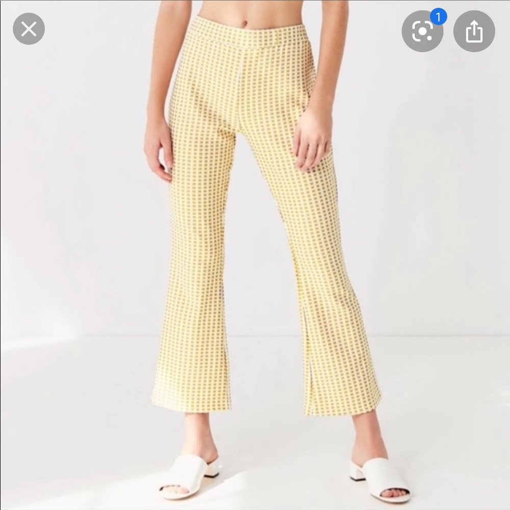 Urban outfitters cropped flare pants